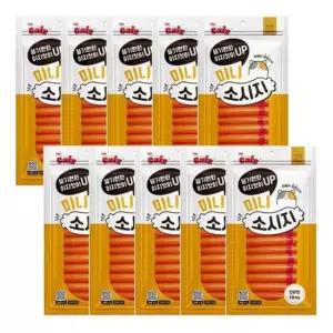 [반려] 고양이 이지컷 미니 소시지 연어 10개입 10P 훈련