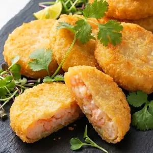 [모락상회]  새우함량55%  바삭탱글 새우까스 새우패티 1kg