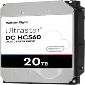 WD 울트라스타 DC HC560 WUH722020BL5204 20TB 하드 드라이브 - 3.5인치 내부 SAS(12Gb/s SAS) 7200rpm 4Kn