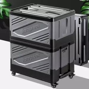 (색상1 폴딩박스 그레이)오픈형 손수레 구르마 폴딩 박스 캠핑 카트 수레 캐리어_24529097