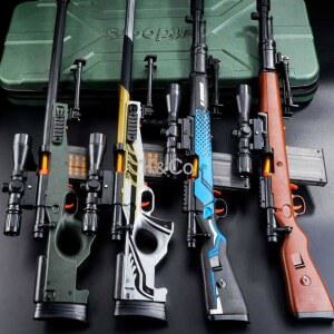 너프건 저격총 AWM 96K 스나이퍼 탄피배출