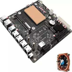 N100 쿼드코어 프로세서 6배 SATA3.0 6Gb/s 1배 DDR5 2배 M.2 NVMe 2280 듀얼 4K 디스플레이 USB가 포함된