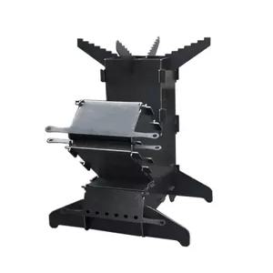 로켓 스토브 차박 난로 장작 화덕 야외 가정용 바베큐