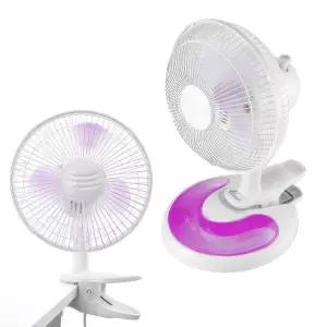 ( )한일 클립형 사무실 책상 탁상 미니 선풍기 핑크 사무용 캠핑용 아이방_24529400