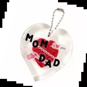 하트열쇠고리 TBZ (TD) 하트 메시지 레진 키링 만들기 - 1인세트