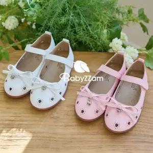 [베이비잼] 하트펀칭 아기 유아 아동 초등 여아 플랫 구두 신발