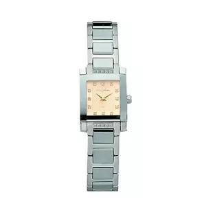 킹덤 고품격 큐빅 보석 텅스텐 여성 선물 명품 예물 고급 사각 메탈 손목 시계 / KD3020RF 