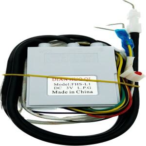 17 전선 DC 3V 가스 온수기 온도 조절 및 LED 디스플레이 이중 점화 펄스