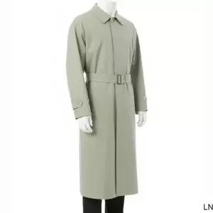 AURALEE 수티엥 코트 워시드 핀스 개버딘 라이트 카키 샴브레이