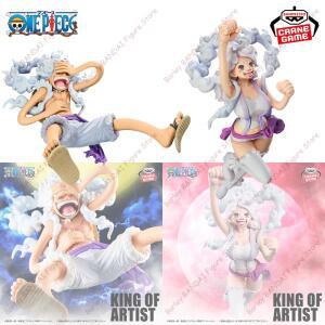 오리지널 BANPRESTO 원피스 아티스트의 왕 쥬얼리 보니 몽키 D. 루피 애니메이션 피규어 컬렉션 모델 장난