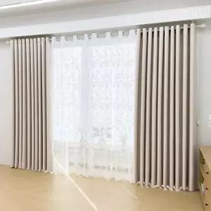 [지나송]레이첼 암막커튼+코디커튼+커튼봉(중형)