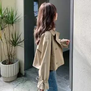 [다잇템] 여자 오버랩 폴리 탱크 빅사이즈 트렌치코트