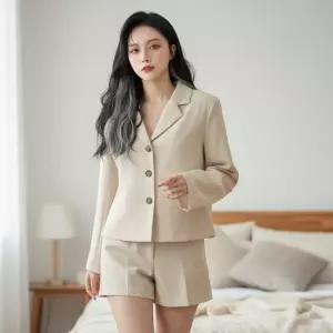 비욘드라이프 로텔즈 베이직 간절기 크롭 숏자켓 1006349