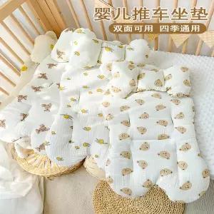 유모차 시트 매트 패드 커버 쿠션 등받이보행 보조기 가을/겨울 봄/여름 모두 사용 가능 유아용 식탁 의자