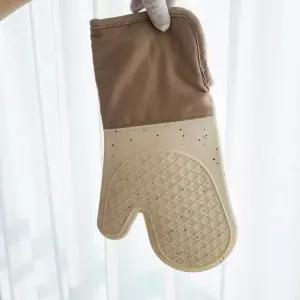 실리콘 냄비 오븐장갑 주방용 요리 내열용 아이보리 rEG2+9qVy