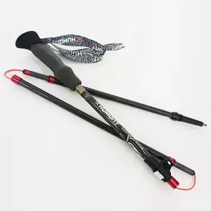 [휴몬트] 접이식 카본 등산스틱 4단 X-4 2개1세트 초경량 150g