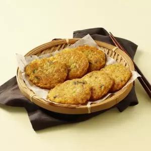 알찬 녹두전 1kg 동부콩 함유 냉동 빈대떡 간편조리 술안주 명절 제사 음식