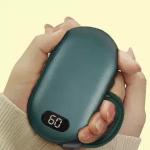 충전식 손난로 5200mAh 대용량 보조배터리 휴대용 포켓 온열기 미니 핫팩