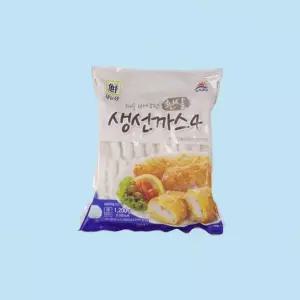 바삭한 흰살 생선까스4 1.2kg 냉동 생선가스 튀김 반찬 도시락 대용량