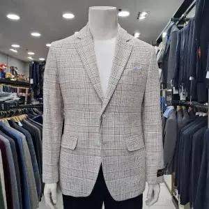 [런던포그] HL01 린넨혼방글렌체크자켓2 이태리원단린넨체크자켓 Lpsja736 (S46257900)