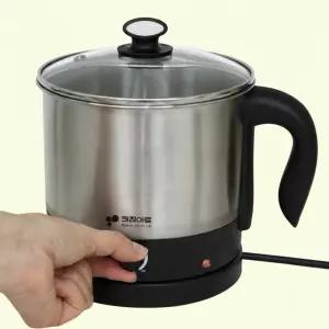 2007 허브 멀티포트 1.8L 라면쿠커 전기냄비 1인용 캠핑용 휴대용 자취생 멀티쿠커