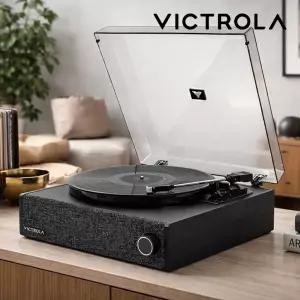 [국내정발] 빅트롤라 Eastwood LP 턴테이블 플레이어 블루투스 올인원 블랙