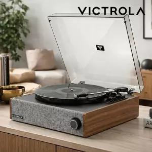 [국내정발] 빅트롤라 Eastwood LP 턴테이블 플레이어 블루투스 올인원 월넛