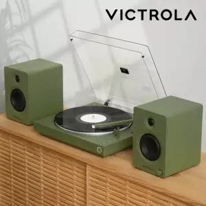 [국내정발] 빅트롤라 Automatic LP 턴테이블 플레이어 블루투스 그린