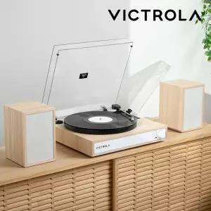 [국내정발] 빅트롤라 Harmony 스피커세트 LP 턴테이블 플레이어 블루투스