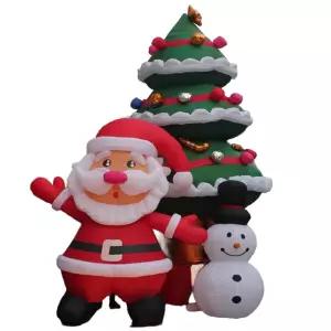 에어 산타 클로스 행사 파티 데코 벽타는 트리 플러스