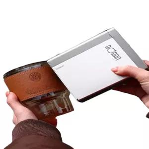 식품 케이크 프린트 식품용 카페 라떼아트 핸드헬드 로고