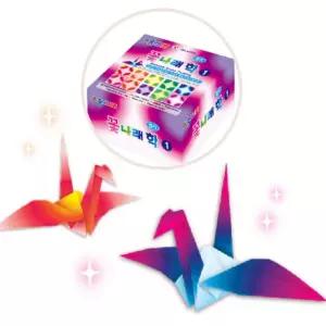 미니 학종이 학접기 색종이 종이접기 공예 소형 종이학 장식 20p