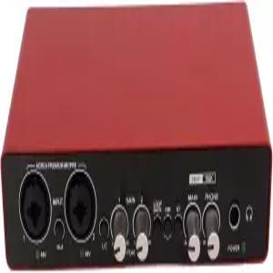 USB 사운드 카드 노트북용 외장 PC 스마트폰용 게인 노브가 있는 24비트 192kH HD 기타 마이크 헤드폰 로우