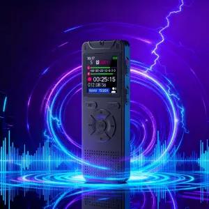 디지털 음성 녹음기 - 저렴하고 사용하기 쉬운 원클릭 활성화 및 소음 감소 장시간 대기 USB 연결 비밀번호