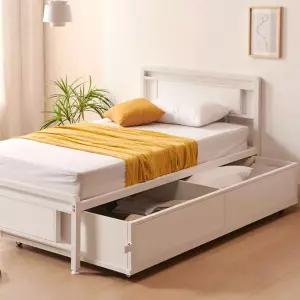 OFW 스틸 슬라이딩 수납 침대 SS 1160x940 좁은방침대