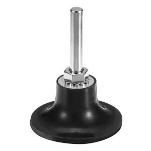 하핑턴 2인치 디스크 패드 홀더 퀵 체인지 디스크 1/4인치 생크 홀더 맨드릴 다이 그라인더 샌딩 및 컨디셔닝 디스크, 블랙