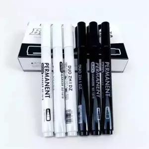 아크릴마카펜 타이어 페인팅 직물 목재 가죽용 방수 화이트 마커 펜 36개 - 기름기 알코올 페인트 낙서