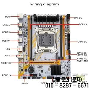 QIYIDA X99 플라카베이스 LGA 2011 3 세트 제온 CPU E5 2680 V4 32G = (2x16G) DDR4 REG ECC 메모리 RAM 이