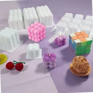 홈메이드 디저트 제작 도구 젤리 초콜릿 비누 만들기 베이킹 틀 얼음 트레이 활용