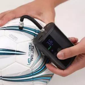 [셀러에이드]휴대용 자동 에어 펌프 공기 스타 볼 휴대 펌핑 기기