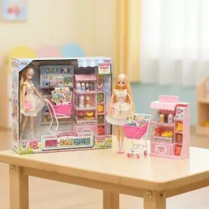 미미 24시 편의점 미미인형 장난감 마트 마론 소꿉놀이 미니어처 캐릭터 패션 가게 모형