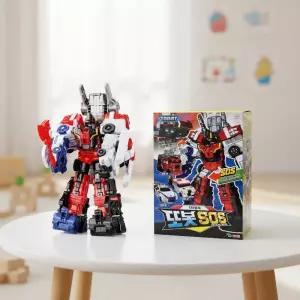 또봇 SOS 레스큐 미니 변신로봇 자동차 로보트 캐릭터 닥 붐 쎈 소방차 경찰차 구급차