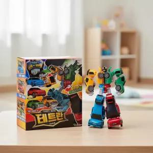 또봇 미니 테트란 변신로봇 4단합체 로보트 캐릭터 현대자동차 캐스퍼 코나 아이오닉 남아