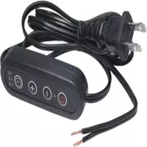 라이트 디머 타이머가 있는 램프 코드2H 4H 8H 스트링 라이트용 최대 360W 6피트 블랙 스위치 코드 디머블