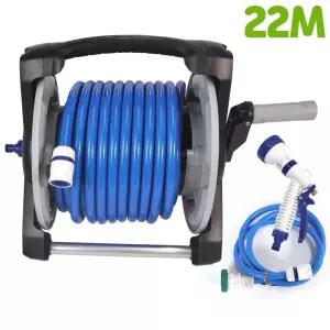 마당 정원 청소 수도 연장 22M 물호스릴 분사기 릴호수 텃밭 하우스 잔디 축사