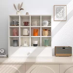 찻장 원목 그릇장 주방 수납장 레트로 찬장 장식장 미니