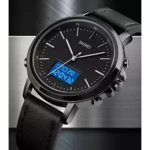 [골드스마일]남성 아날로그 손목시계 남자 패션 전자 가죽 정장 메탈 사각시계