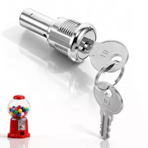 캔디 스낵 디스펜서를 위한 껌볼 머신용 실린더 잠금 금속 튜브형 키 잠금이 있는 캐빌록 자판기