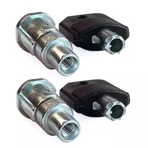 클래식 껌볼 기계의 자물쇠와 열쇠 자판기 상단 뚜껑 튜브형 자물쇠 캡슐 사탕 자판기. 기계 1/4인치 실