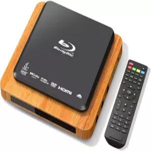 블루레이 플레이어 1080p 풀 HD 서라운드 사운드 지원 1 모든 지역 DVD HDMI/USB/AV 연결 TV/RV/홈